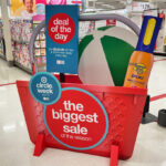 Huge Basket with Target Circle Week Sign