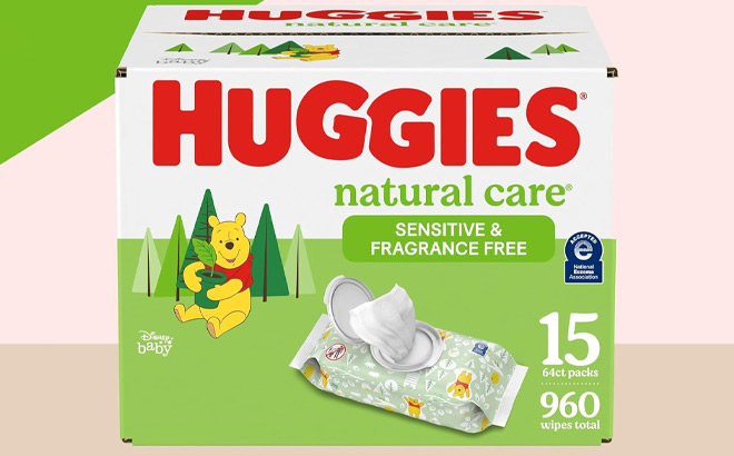 Huggies Natural Care Sensitive Baby Wipes