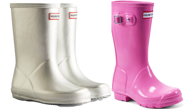 Hunter Kids First Metallic Rain Boots