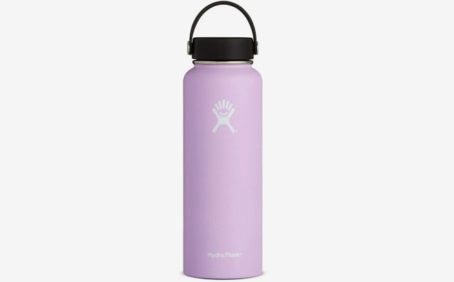 Hydro Flask 40 Ounce Wide Mouth Water Bottle in Lilac Color