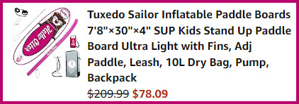 Inflatable Stand Up Paddle Board Summary