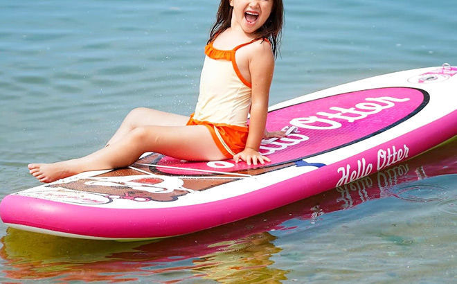 Inflatable Stand Up Paddle Board in Pink