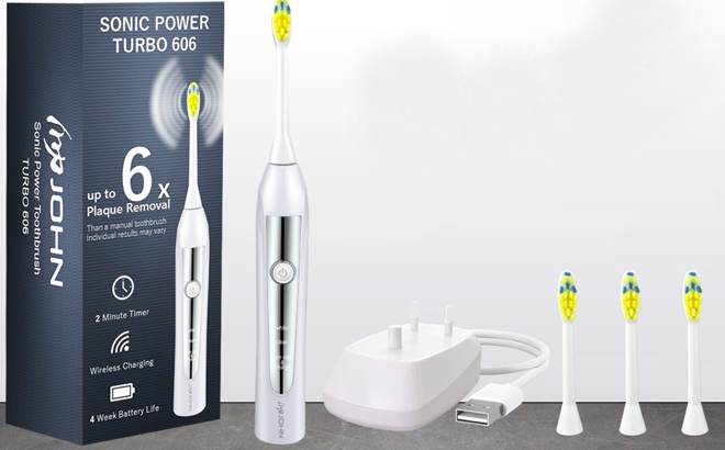 John Sonic Power Turbo 606 Electric Toothbrush