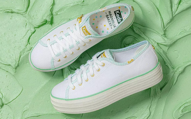 Keds x Magnolia Bakery Triple Up Platform Shoes