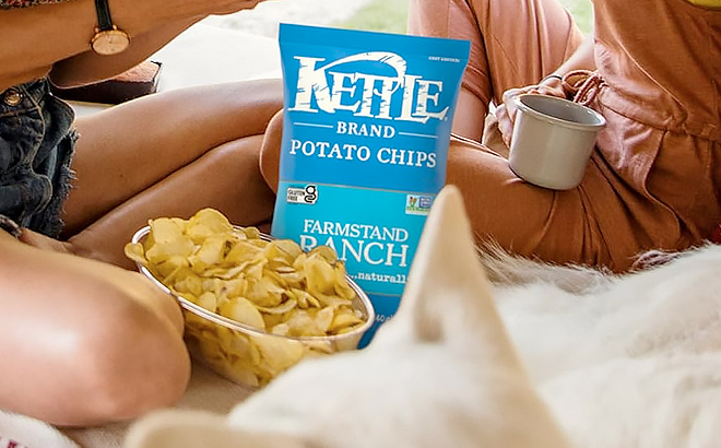 Kettle Brand Potato Chips Farmstand Ranch Kettle Chips