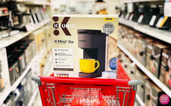 Keurig K mini Go Coffee Maker on the Cart