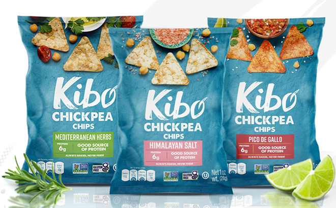 Kibo Chickpea Chips Bags