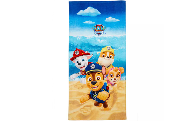 Kids Paw Patrol Beach Towel