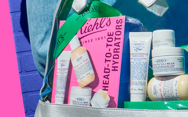 Kiehls Since 1851 4 Pc Head To Toe Hydrators Skincare Set