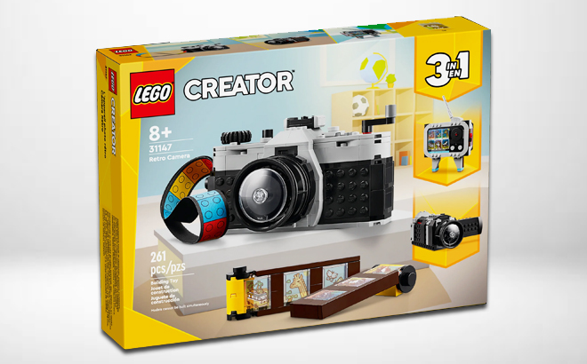 LEGO Creator 3 in 1 Retro Camera Box