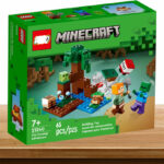 LEGO Minecraft The Swamp Adventure Building Set Box on a Table