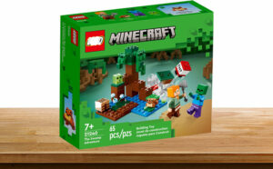 LEGO Minecraft The Swamp Adventure Building Set Box on a Table