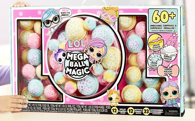 LOL Surprise Mega Ball Magic with 12 Collectible Dolls