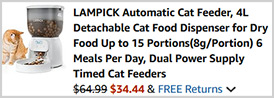 Lampick Automatic Cat Feeder Screenshot