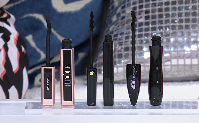 Lancome 3 Piece Mascara Set on a Table