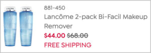 Lancome Makeup Removers at Checkout