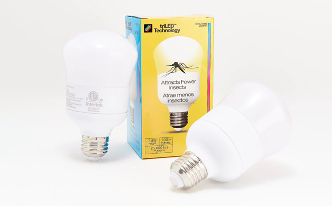 Light Bulbs to Attract Fewer Insects 2 Piece