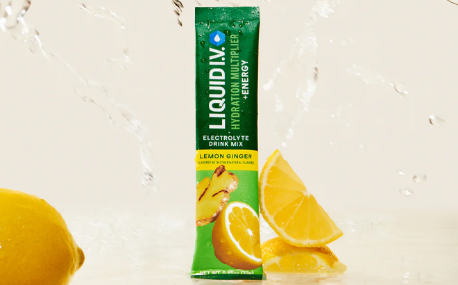 Liquid I.V. Hydration Multiplier +Energy in Lemon Ginger