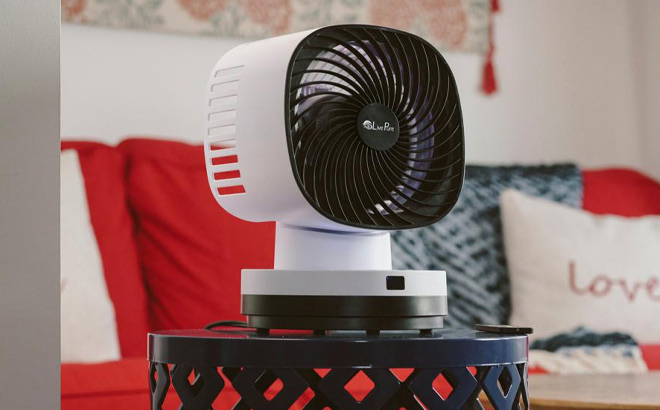 LivePure Orbital Dual Oscillating Fan with Remote