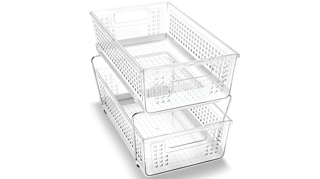 Madesmart 2 Tier Slide Out Storage Bins