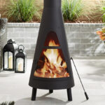 Mainstays 67 Inch Tall Wood Burning Chiminea