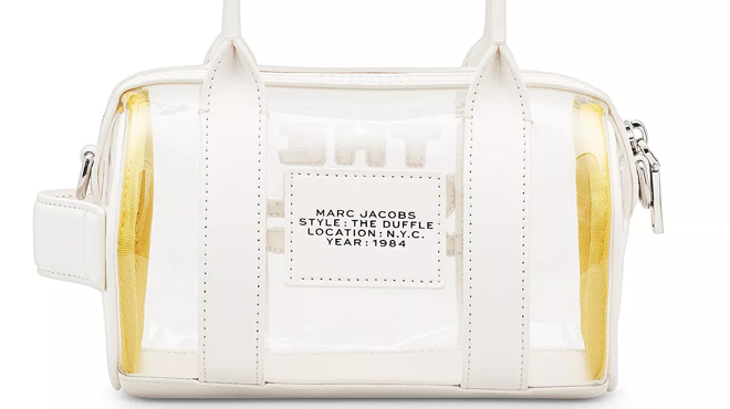 Marc Jacobs Clear Crossbody Duffle Bag