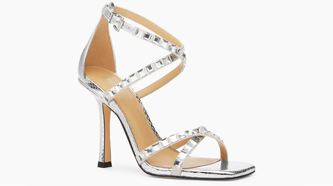 Michael Kors ICelia Snake Embossed Sandals