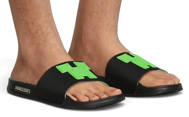 Minecraft Mens Slide Sandal