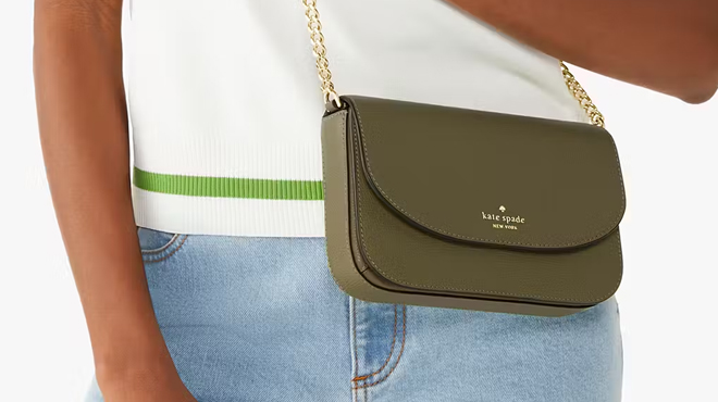 Model Wearing Kate Spade Crossbody