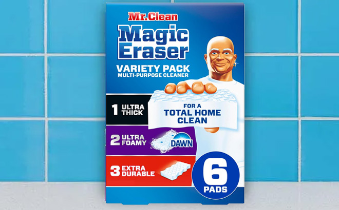 Mr Clean Magic Eraser Variety Pack 6 Count