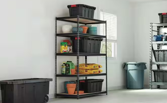 Muscle Rack 5 Shelf Steel Shelving Unit