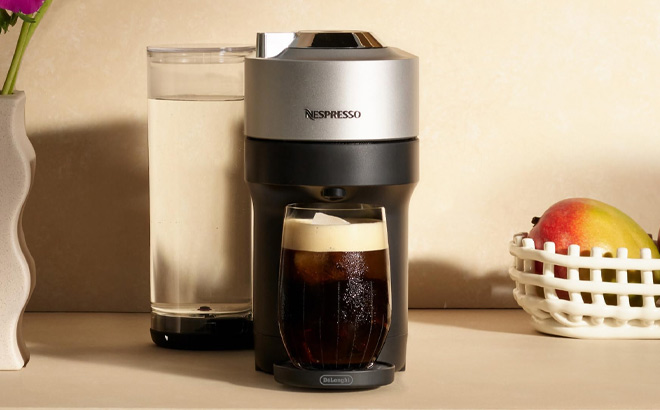 Nespresso Vertuo Pop+ Deluxe Coffee and Espresso Machine by De'Longhi