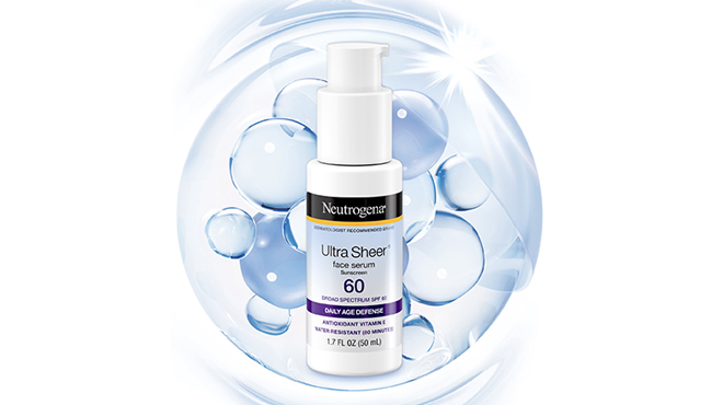 Neutrogena Ultra Sheer Face Serum with Vitamin E SPF 60