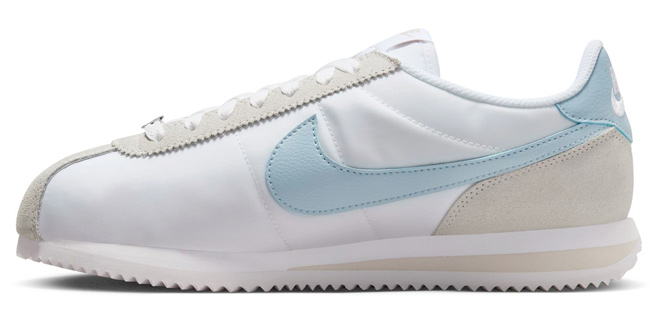 Nike Cortez TXT sneakers in white and blue