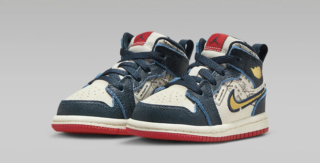 Nike Jordan 1 Mid SE Toddler Shoes