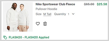 Nike Sportswear Club Fleece Pullover Hoodie Screenshot
