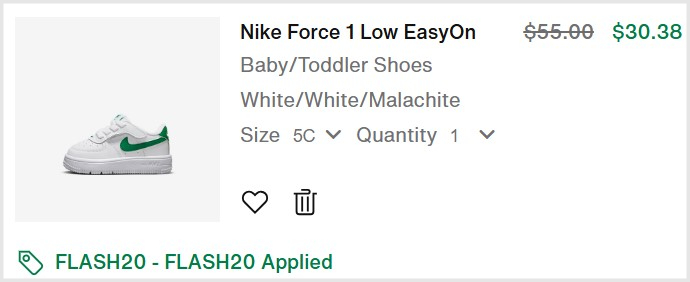 Nike Toddler Shoes Checkout