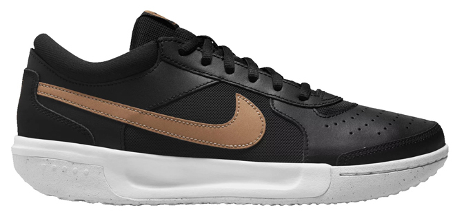 NikeCourt Womens Zoom Lite 3 Tennis Shoes in Black bronze