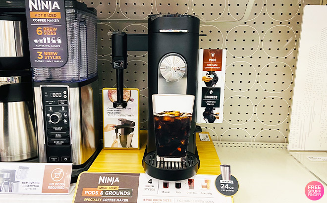 Ninja Single Serve Pods Grounds Specialty Coffee Maker