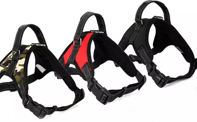 No Pull Reflective Adjustable Dog Harness