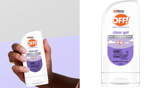 OFF Insect Repellent Clear Gel 3 8 oz