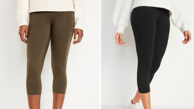 Old Navy High Waisted Crop Leggings