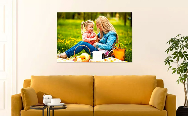 One or Two Custom Photo Canvas Prints from CanvasOnSale