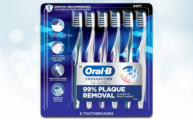 Oral B Crossaction All in One Soft Toothbrushes