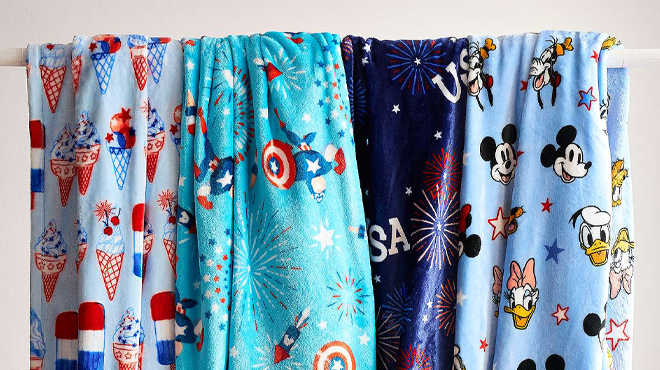 Oversized Disney Plush Throws