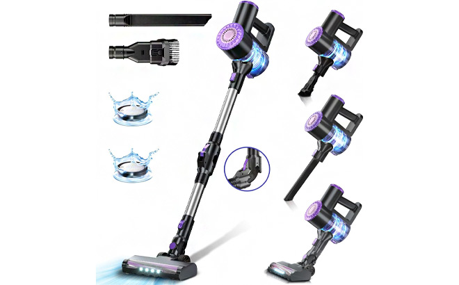 PRETTYCARELIFE Cordless Vacuum Cleaner