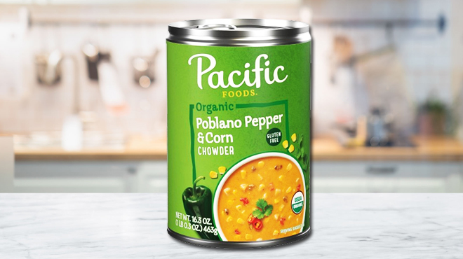 Pacific Foods Poblano Pepper Corn Chowder