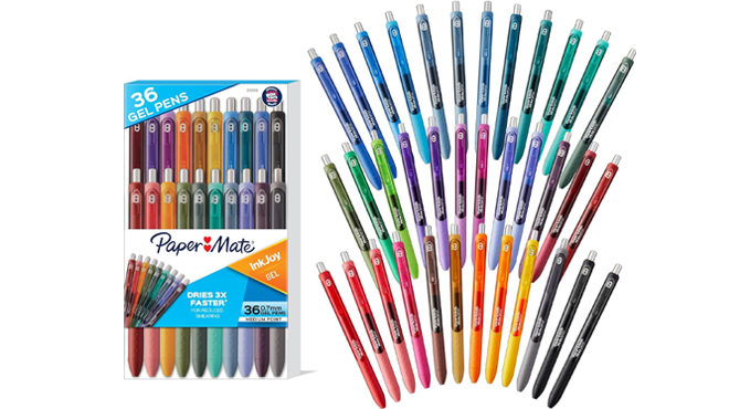 Paper Mate 36 Count Gel Pens