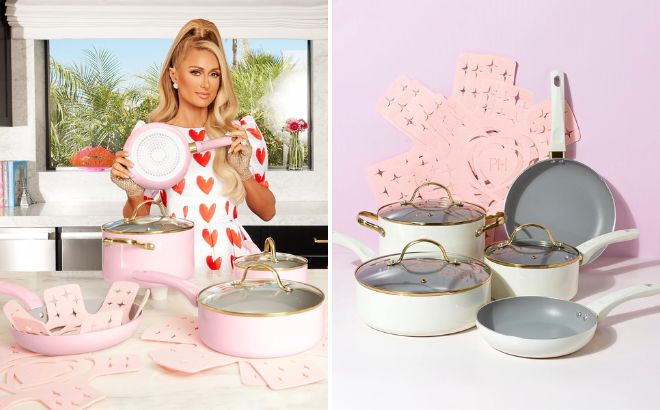 Paris Hilton Epic Nonstick Pots and Pans Set