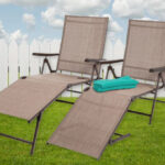 Patio Chaise Recliner Lounge Chairs 2 Pack